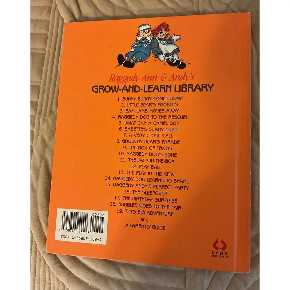1988 Raggedy Ann & Andy's Grow-and-Learn Library Vol 2 Little Bear's Problem